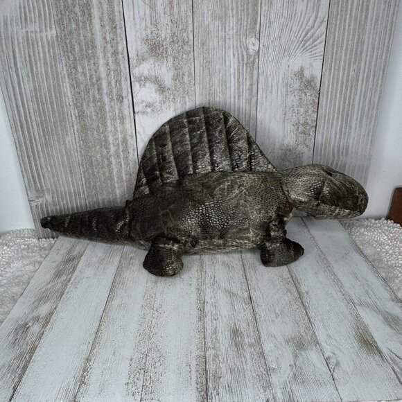 Russ ZONIES Earth Zone Beanie DIMITRI DIMETRODON Dinosaur Vintage Toy Plush 17" - Picture 3 of 10